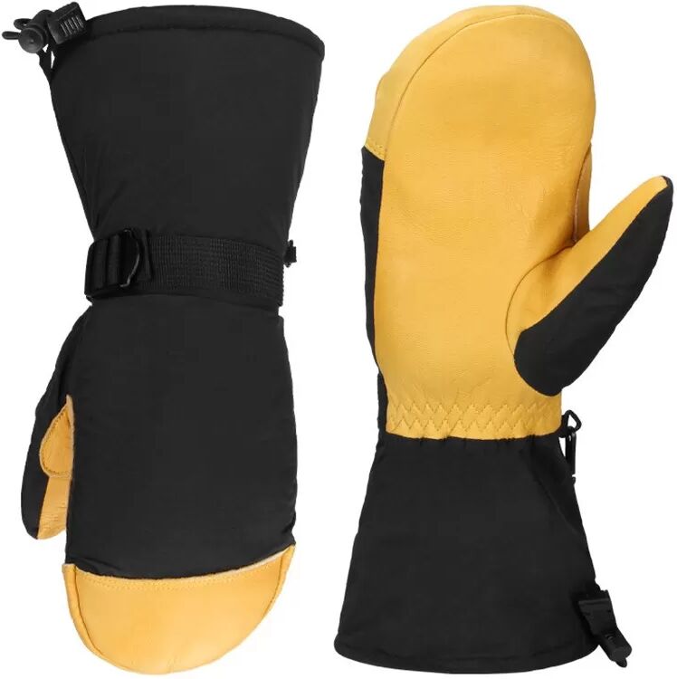INF Leder-Skihandschuhe mit 3M-Isolierung - Winddicht und warm für den Wintersport L