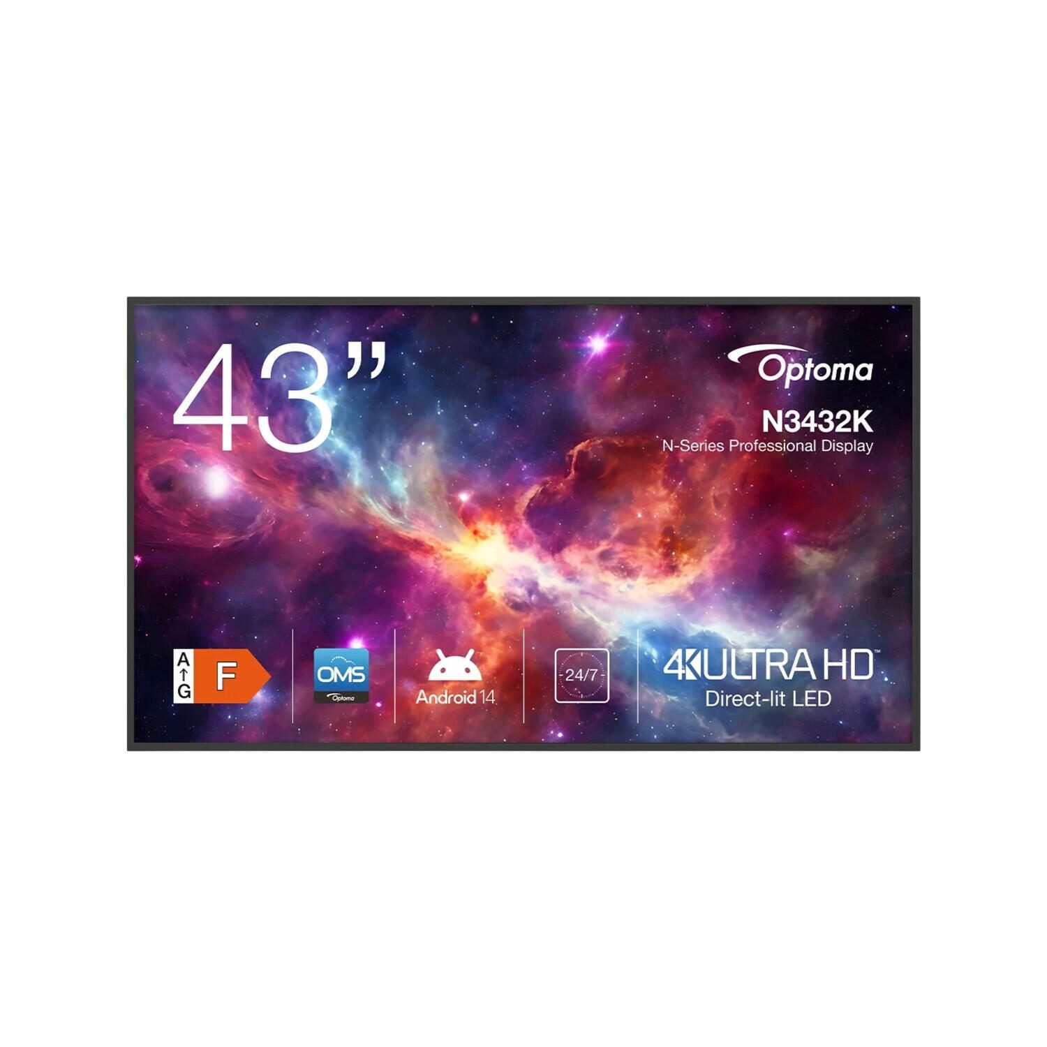 Optoma N3432K Digital Signage Touch Display 109 cm (43 Zoll) H1F2C0YBW101