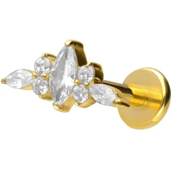 Titan Labret mit Push Fit DESIGN