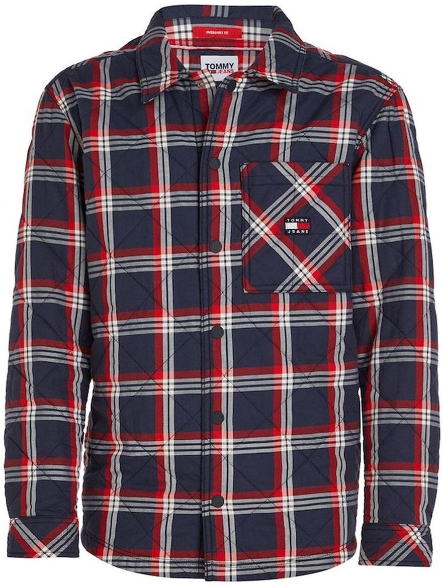 Camisa Tommy Hilfiger Padded Check  Hombre N/a L