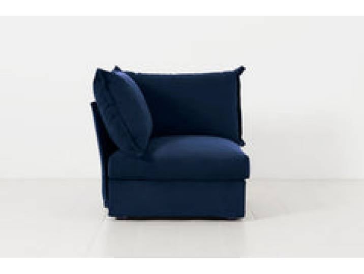 Eckmodul für modulares Sofa Model 06, Indigoblau