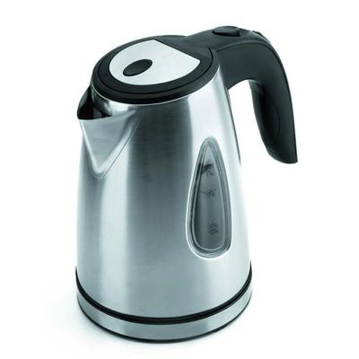 LACOR 69291- Elektrischer Wasserkocher 1L 1650W, Edelstahl Ac. Wasserstandsanzeigefenster und automatische Abschaltung