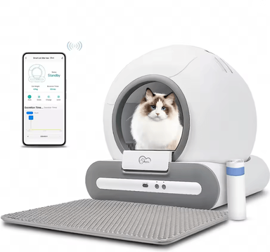 Inspire Essentials Smart Automatic Cat Litter Box With Self Cleaning And App Control For Multiple Cats Smart Automatic Cat Litter Box With Self Cleaning And App Control For Multiple Cats