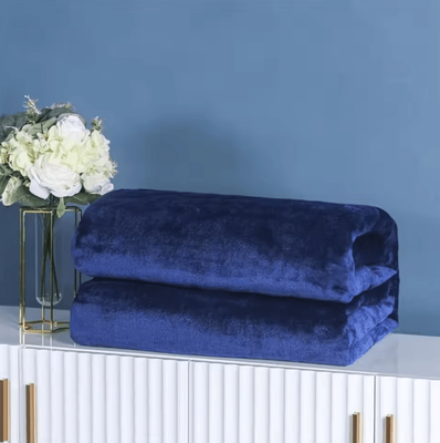 Inspire Curations Solid Color Coral Fleece Office Nap Blanket 7 200x230cm