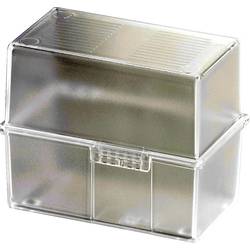 HAN DIN A6 976-63 Karteibox Transluzent, Klar max. Anzahl der Karten: 400 Karten DIN A6 quer
