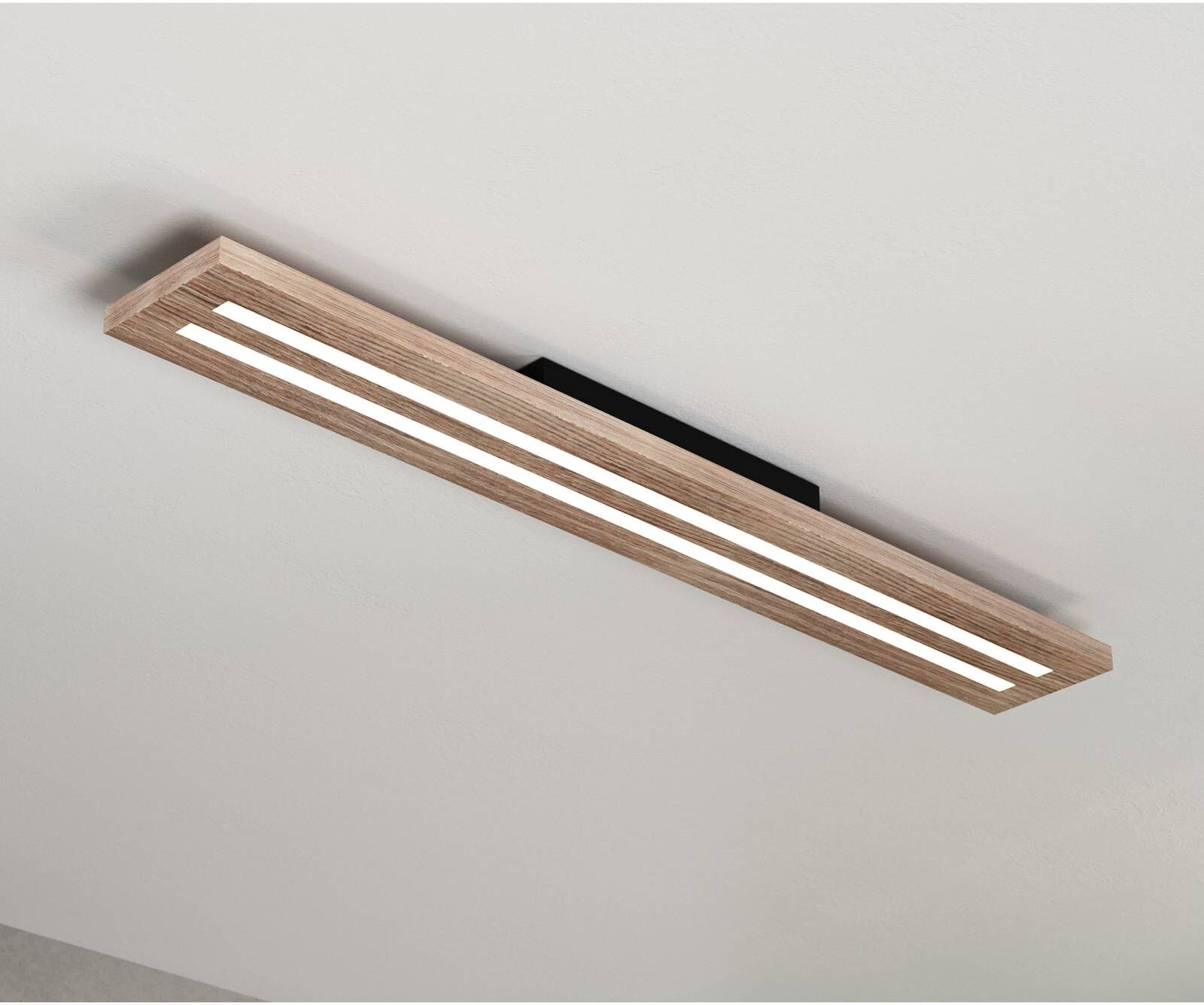 Deckenlampe Woody MCJ, Holz hell, für Wohn- / Esszimmer, Holz, Modern, Deckenlampe