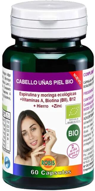 Robis Cabello Uñas Piel Bio 60 Caps