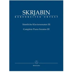 Sämtliche Klaviersonaten, Band III, Sachbücher von Christoph Flamm, Aleksandr Skrjabin