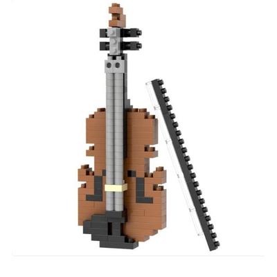 BRIXIES 200322 - Violine, 3D Konstruktionsbausatz aus Ministeinen, 161 Teile