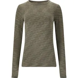 ENDURANCE Crina Seamless Melange Langarmshirt Damen 3120 - shadow L/XL
