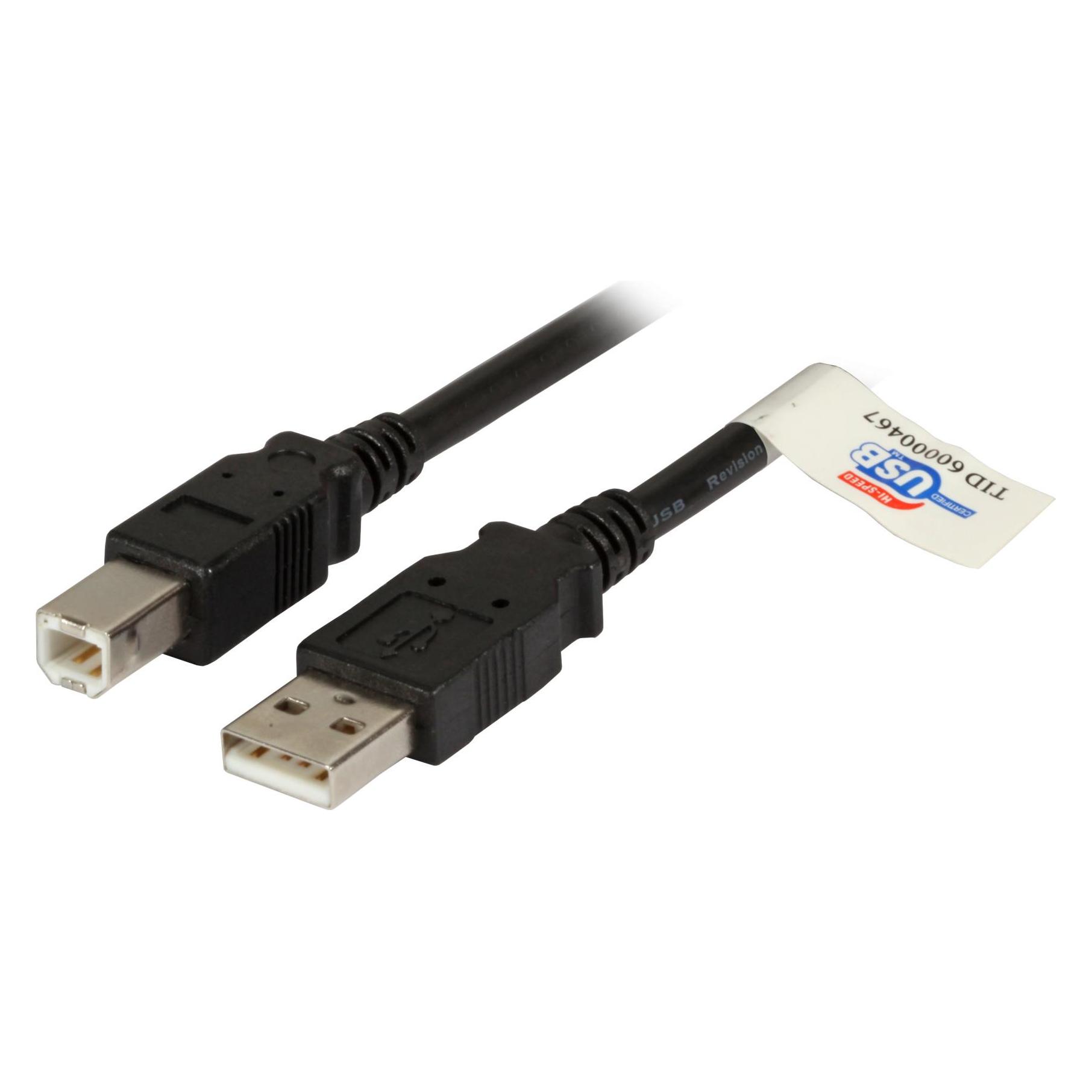 EFB Elektronik USB A - USB B (5 m, USB 2.0) (K5256SW.5)