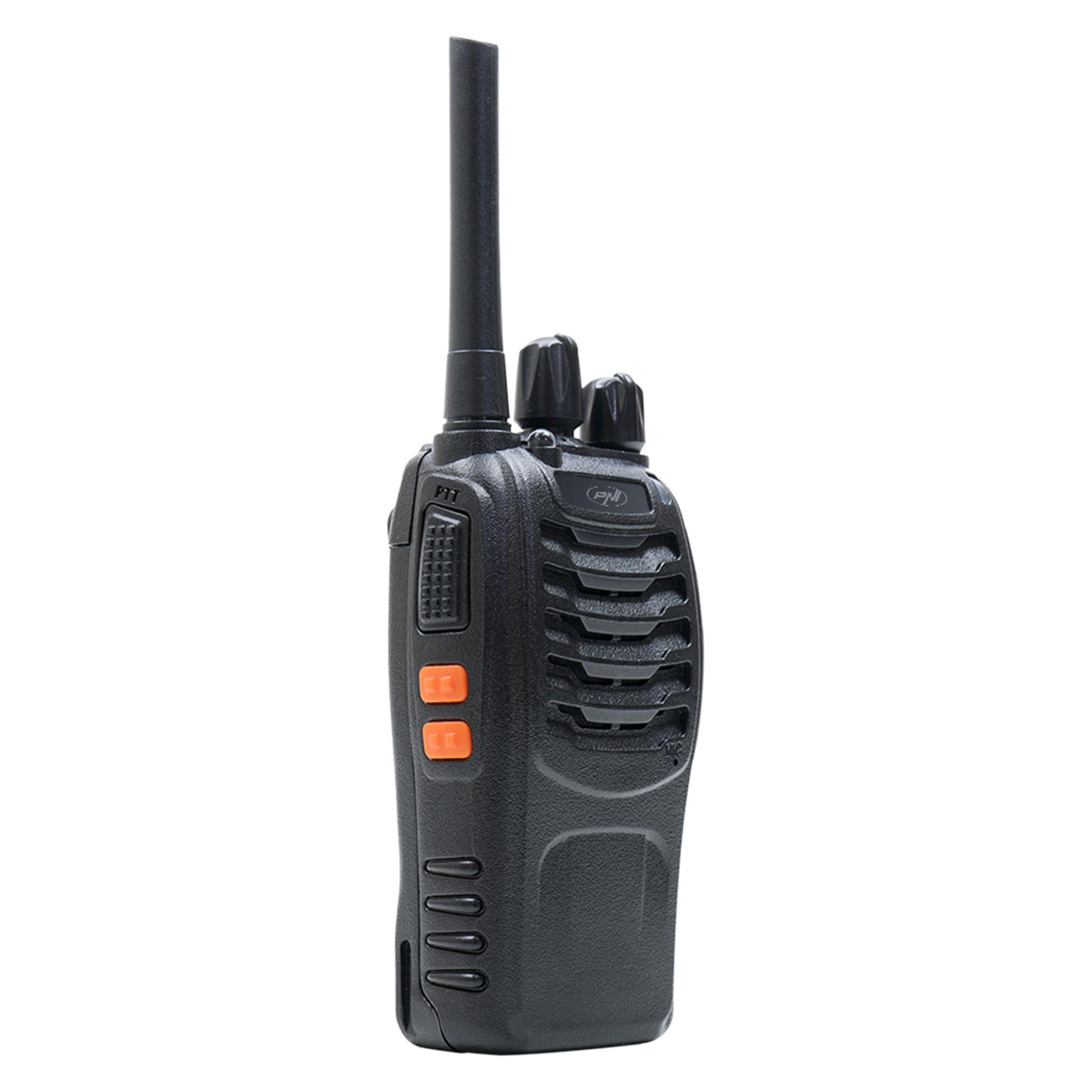 PNI Tragbares Radio PMR R40 PRO, Set mit 2 Stück, 0,5 W, 16 programmierbaren Kanälen, 16 PMR- und 50 (Radio Frequency (RF)) (43699555)