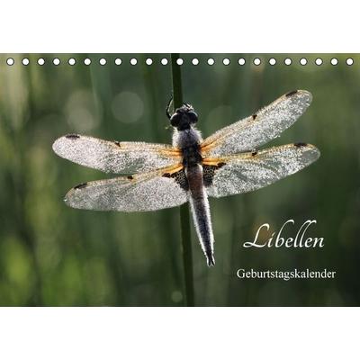 Libellen Geburtstagskalender (Tischkalender immerwährend DIN A5 quer)