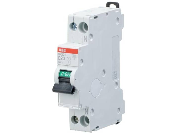 ABB 2CSS245101R0204 ABB MAGNETO 1P+N 20A C 4,5KA 1MOD SN201L-C20
