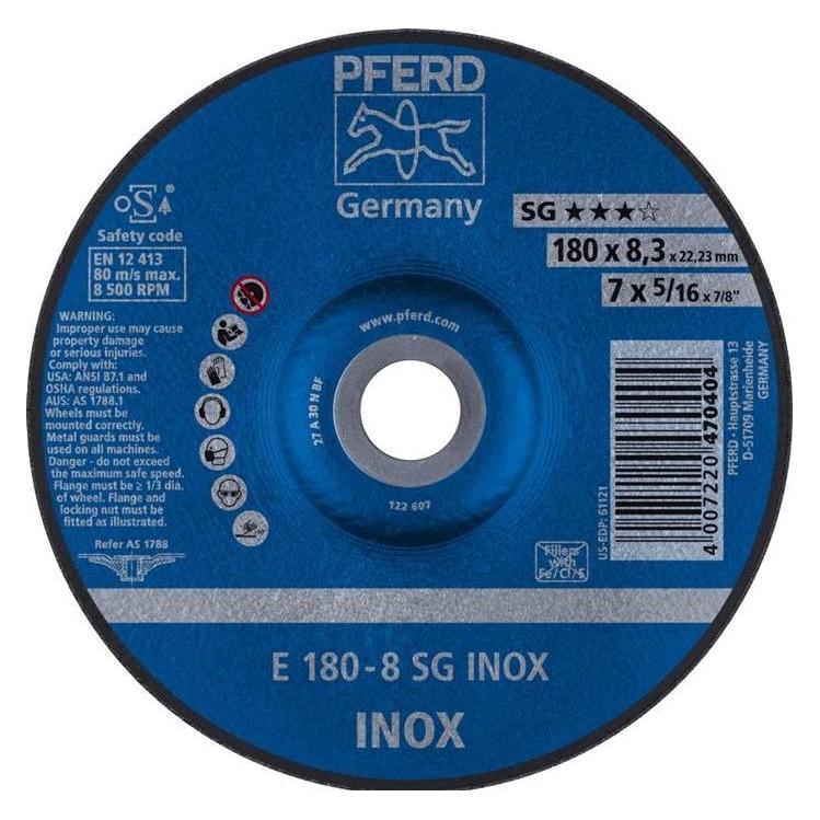 Pferd Schruppscheibe 8 SG INOX (62217832)