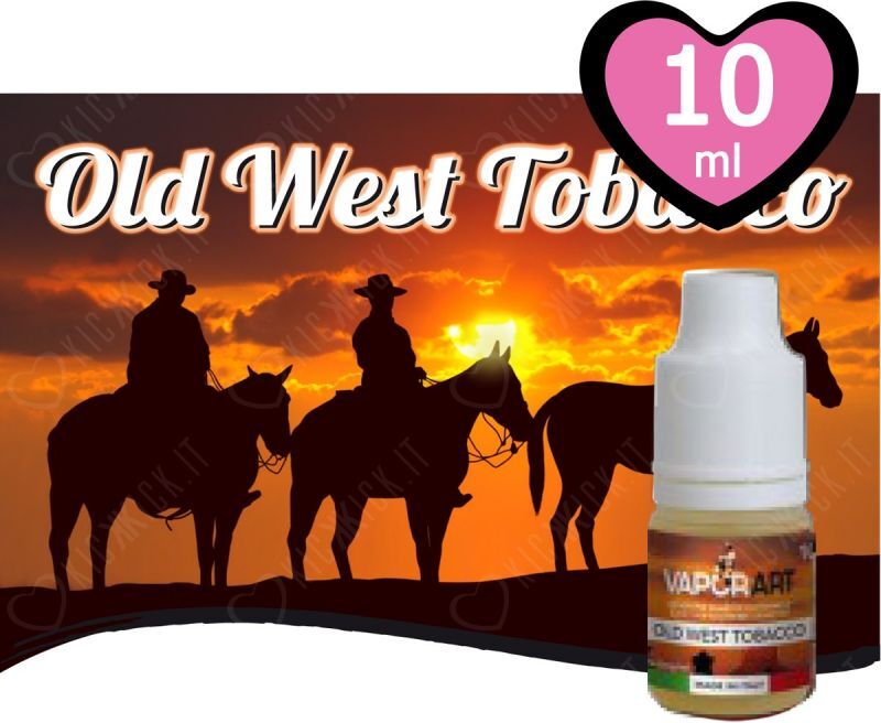 VaporArt IT Old West Tobacco Vaporart Liquido Pronto Da 10 Ml