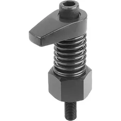 SPANNHAKEN MIT BUND D1=M16, R=40, H=65-80