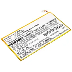Subtel Akku für Acer Iconia Tab 10 (A3-A40), (A3-A50), One (B3-A20), (B3-A30), Smartphone Akku
