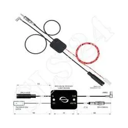 ATTB Universal DAB DAB+ AM FM Antennenverstärker Antennenweiche DIN / SMB 472...