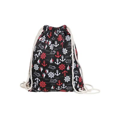 Turnbeutel CHAM CHAM "Maritimer Trend Turnbeutel aus Textil", rot, Textil, Taschen