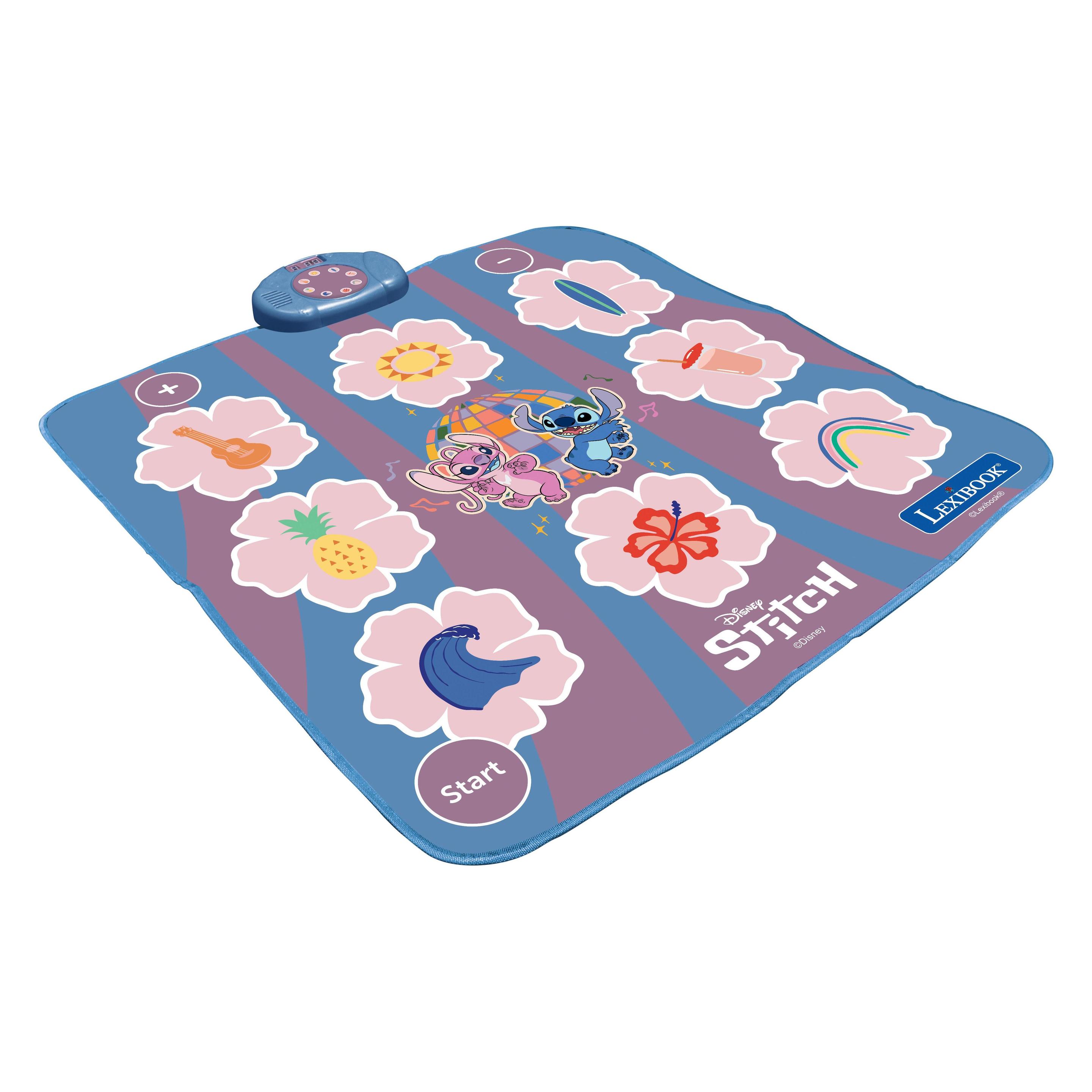 Lexibook - Disney Electronic, Bluetooth and luminous dance mat Stitch (DM10D) (DM10D)