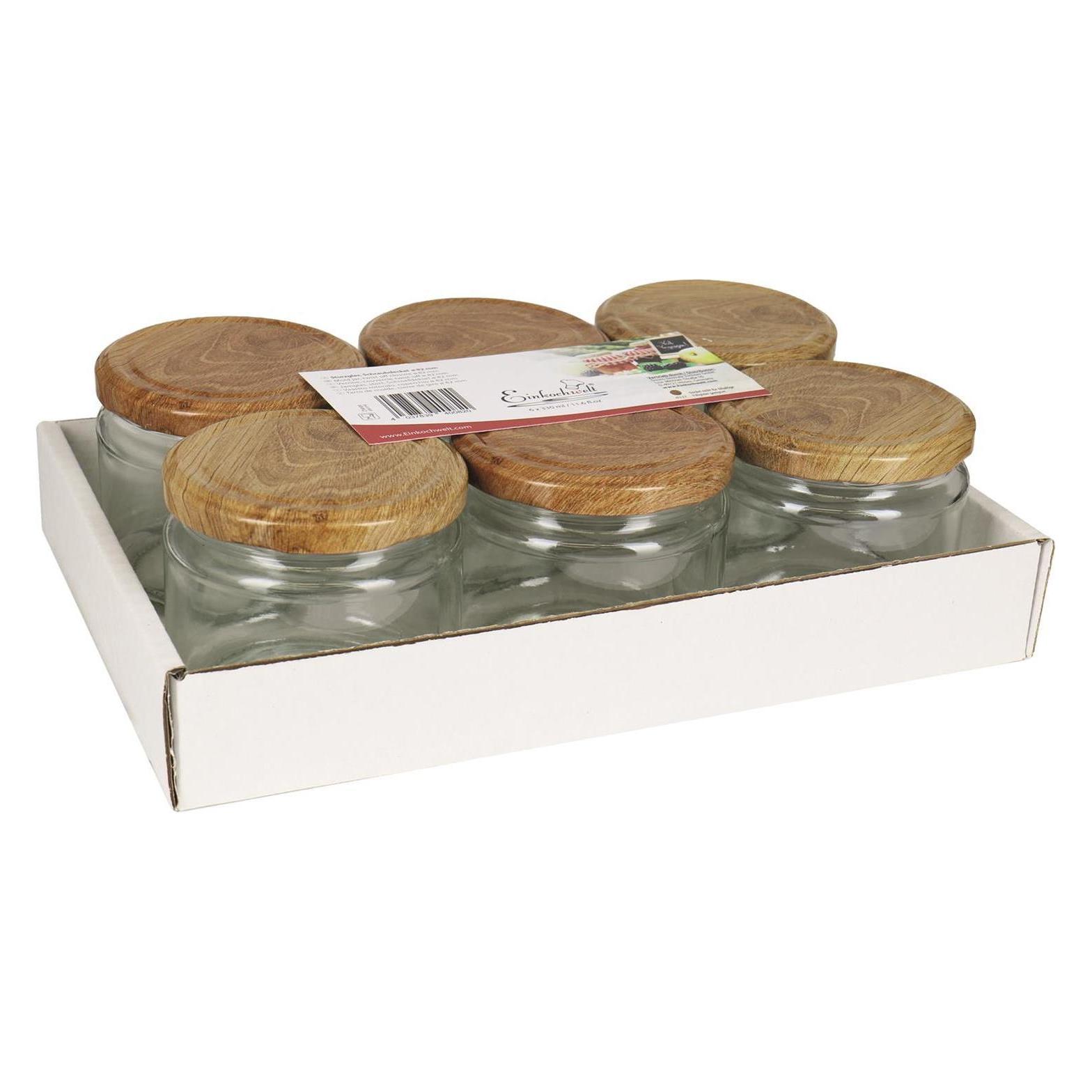 Dosen-Zentrale Schraubdeckelglas (6 Stk., 0.41 l) (DOSEN-ZENTRALE)