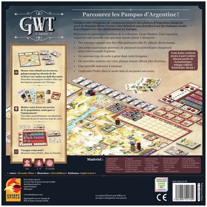 Plan B Games Great Western Trail 2.0 - Argentine