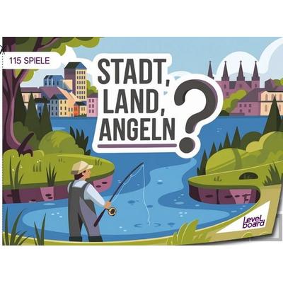 Stadt, Land, Angeln - 115 Spielblöcke, Taschenbuch von LevelBoard Spiele, LevelBoard Spiele, 978-3-693-19747-9