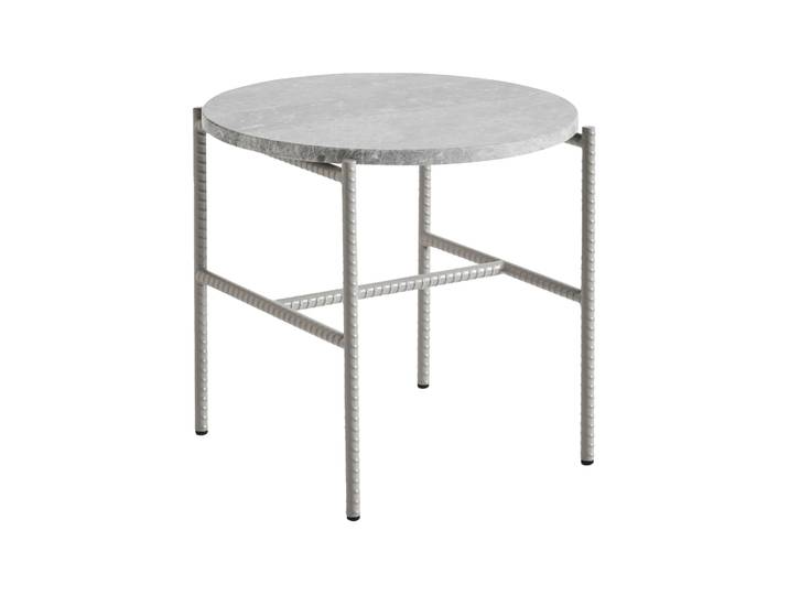 HAY Rebar Beistelltisch Ø45 cm Grey marble-fossil