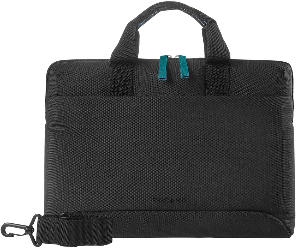 Tucano Smilza Super Slim Tasche für Notebook 14" und Apple MacBook Pro 14" / Air 15" - Schwarz BSM1314-BK