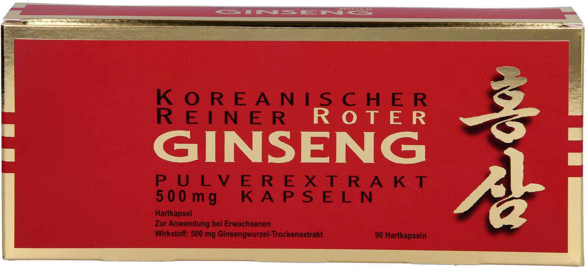 KOREANISCH REIN ROT GINS PULVEREXTRAKT KAPSELN, 90 St KAP
