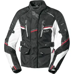 IXS Malawi, Textiljacke wasserdicht Damen - Schwarz/Weiß - 3XL