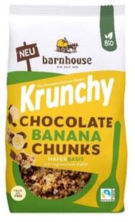 Barnhouse Muesli Krunchy Choco Banana Chunks 450g