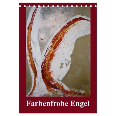 Farbenfrohe Engel (Tischkalender 2027 DIN A5 hoch), CALVENDO Monatskalender