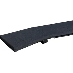 GWW kurzes Rückenpolster für Bierzeltbank 116 x 15 x 2 cm, 100 % Baumwolle Schwarz - Auslaufartikel