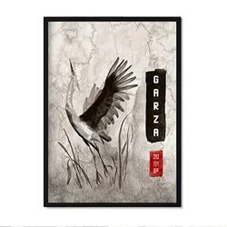 POSTER Garza Sumi-E Tiere A3 Rahmenlos