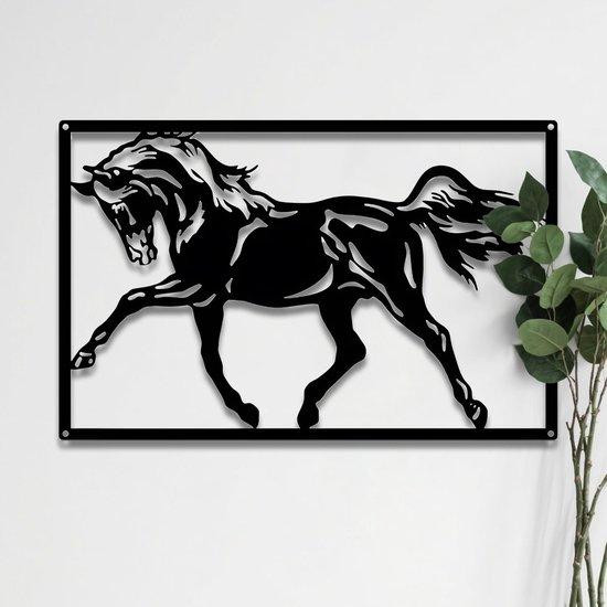 Unyqoos Metalen wanddecoratie zwart