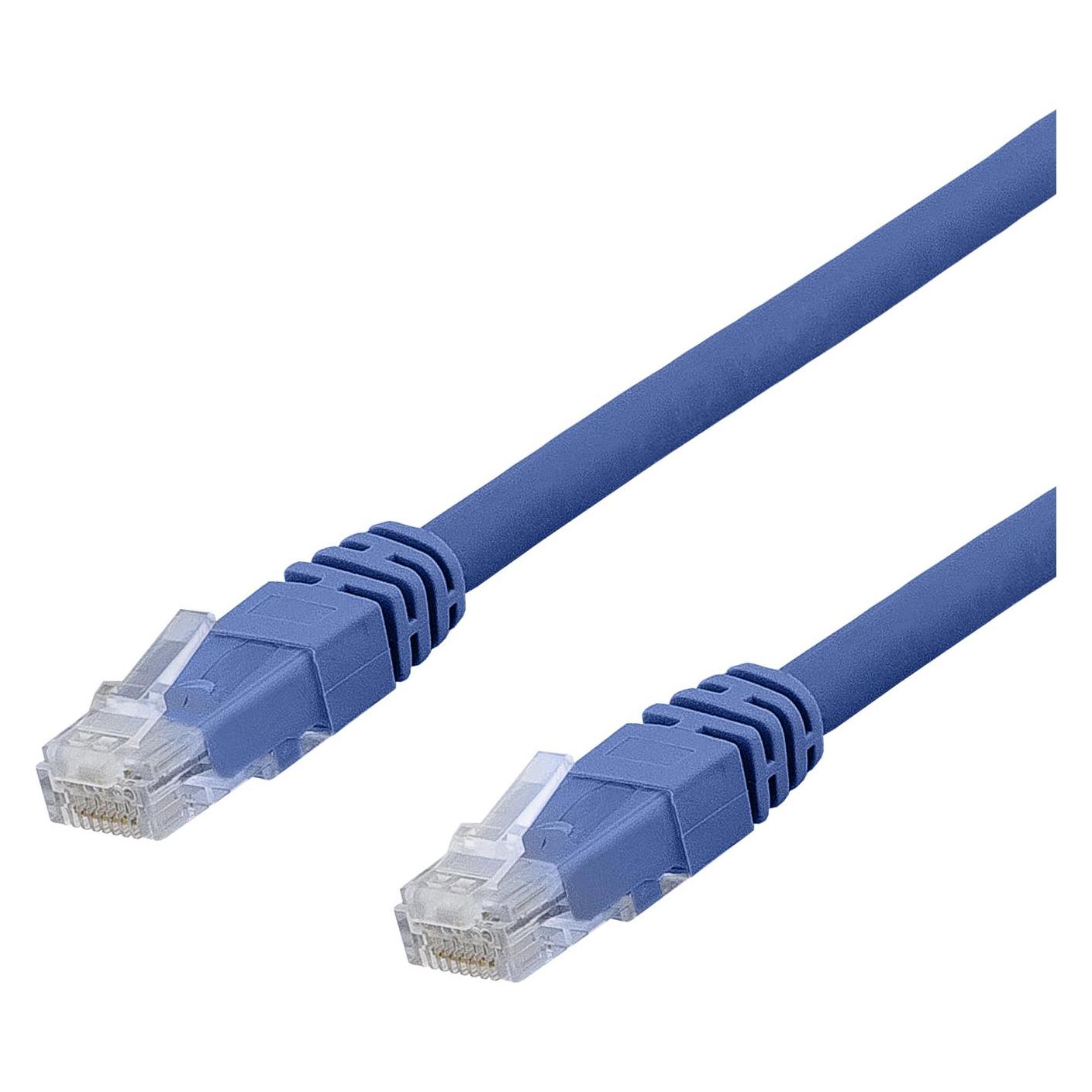 Deltaco TP-62BAU - patchkabel - 2 m (U/UTP, CAT6a, 2 m) (TP-62BAU)
