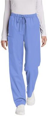 Wonderwink WW4550 Women's WorkFlex Cargo Pant in Ceil Blue size 3XL   Polyester Blend