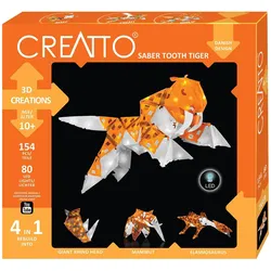Kosmos Bastelset Creatto – Saber Tooth Tiger 4 in 1
