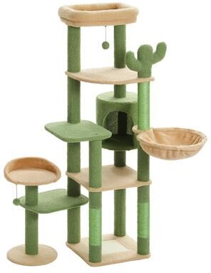 Inspire Essentials Large Cat Tree Tower With Big Hammock And Scratching Posts 3