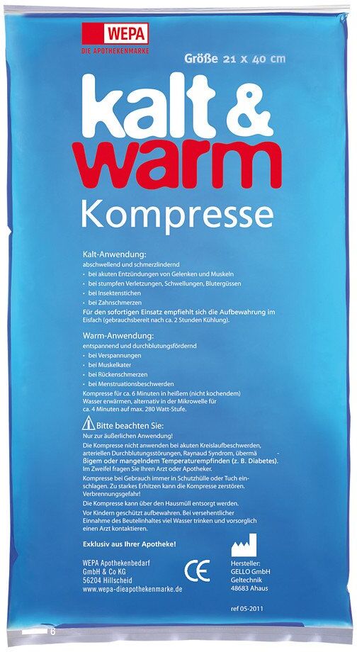 Kalt-warm Kompresse 21x40cm 1stk