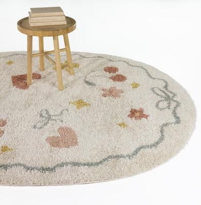 Balta Rugs Cherie Kids Icons Ribbon Border Area Rug