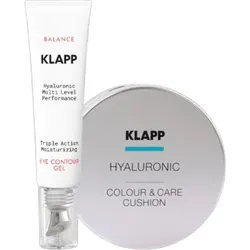 KLAPP Cosmetics SET Coloure & Care Cushion LIGHT 01 + BALANCE Eye Contour Gel 15ml