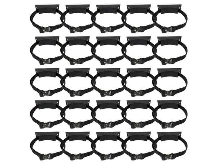 An der Wand montierter Flaschenhalter(Black,25pack)