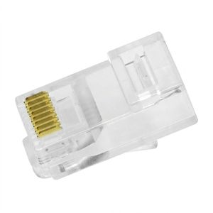 LogiLink Modularstecker MP0027, Cat.6, RJ45, AWG24 bis AWG27, ungeschirmt, zum Crimpen, 50 Stück