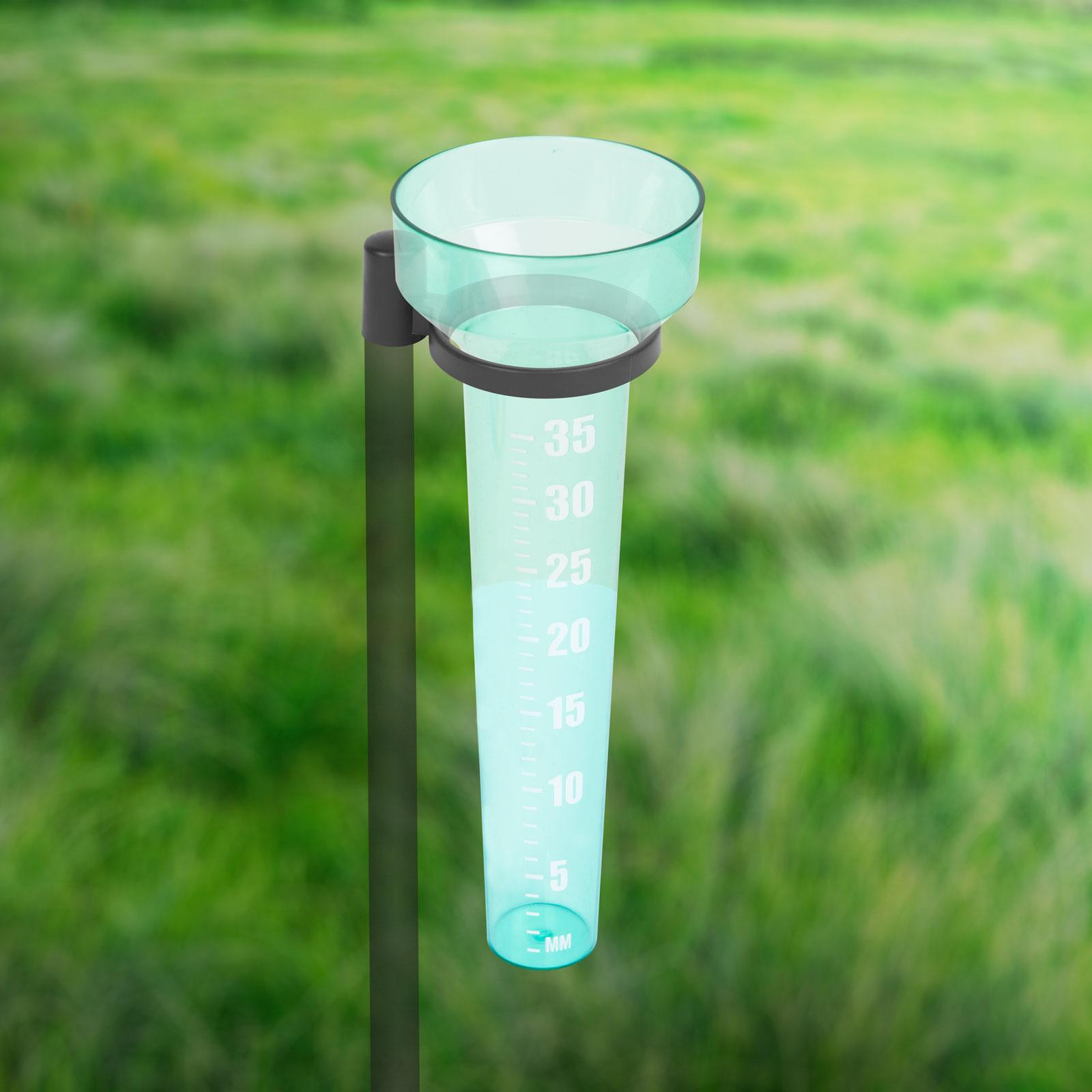HomeShopXL Regenmeter voor de tuin met goed leesbare schaal, 350 ml, Kunststof