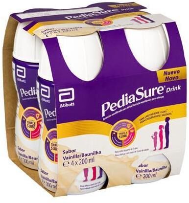 Pediasure Getränk 4 x 200 ml Vanille