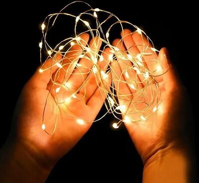 Uplift Picks 2M 20 LED Battery Operated Fairy Lights With Timer warm White with Timer Function