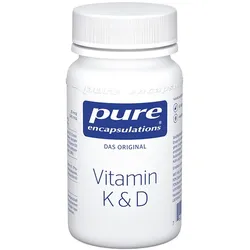 PURE ENCAPSULATIONS Vitamin K & D Kapseln 60 St
